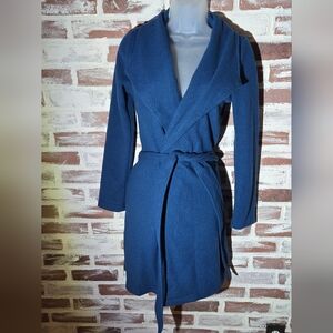 Elegant Blue Women's Coat